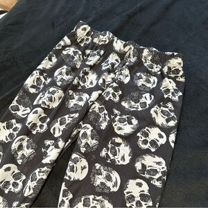 SweetLegs’s Skull Crop Leggings, One Size